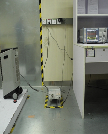 落地空調扇傳導實測對比和EMI測試接收機校準報告